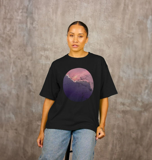 Women's Oversized Printed Cotton T-Shirt