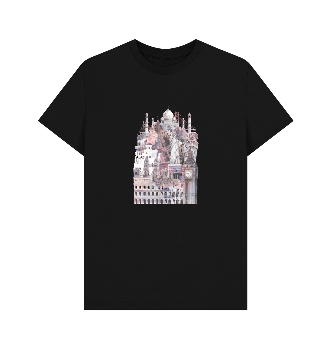 Black Men's Basic T-shirt London