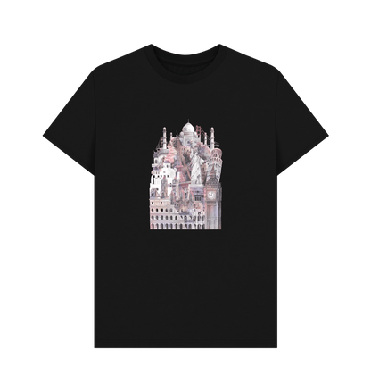 Black Men's Basic T-shirt London