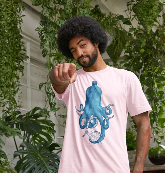 The Octopus Men's Cotton Printed T-Shirt