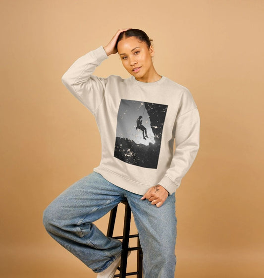 Women's Printed Oversized Jumper